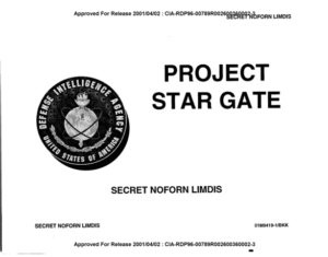 Jeden z raportów projektu Star Gate (Gwiezdne Wrota)